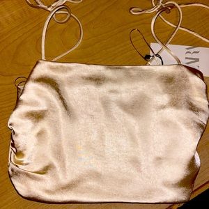 NWT Satin Zara tank top